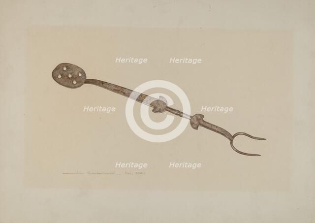 Fork, 1935/1942. Creator: John Swientochowski.