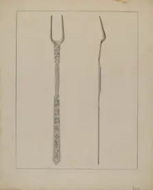 Fork, c. 1936. Creator: Anthony Zuccarello