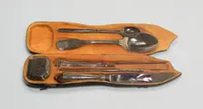 Fork from a Traveling Set, Augsburg, 1761/63. Creator: Unknown