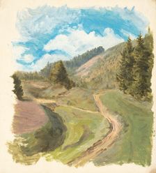 Fork in the road, 1850-1900. Creator: Jan Nowopacký