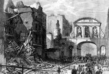 Forlorn condition of Temple-Bar, 1868. Creator: Unknown