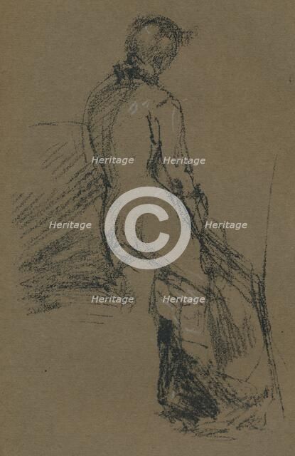 Form Study. c1868. Artist: James Abbott McNeill Whistler.