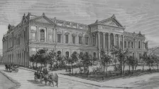 Former National Congress Building, Santiago, (Santiago de Chile), Chile, 1883. Creator: Unknown