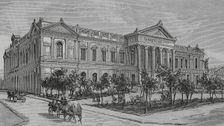 Former National Congress Building, Santiago, (Santiago de Chile), Chile, 1883. Creator: Unknown