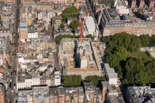 Former Embassy of the United States of America, Grosvenor Square Gardens, London, 2021. Creator: Damian Grady