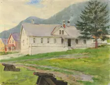 Former Governor's House, Sitka, 1905. Creator: Theodore J. Richardson