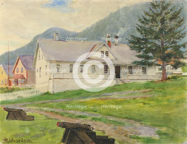 Former Governor's House, Sitka, 1905. Creator: Theodore J. Richardson.