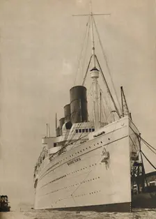 Former Queen of the Ocean, R,M.S. Mauretania of the Cunard White Star Line 1936