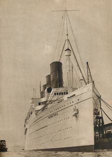 Former Queen of the Ocean, R,M.S. Mauretania of the Cunard White Star Line 1936