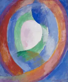 Formes circulaires, lune no. 1. Artist: Delaunay, Robert (1885–1941)