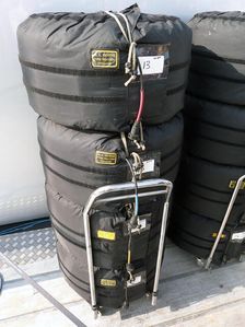 Formula One tyre heatres 2013