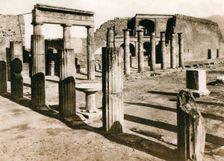 Foro triangolare, Pompeii, Italy, c1900s. Creator: Unknown