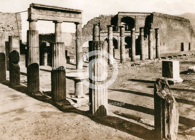 Foro triangolare, Pompeii, Italy, c1900s. Creator: Unknown.