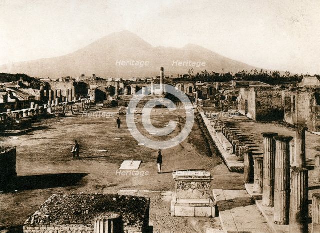 Foro civile, Pompeii, Italy, c1900s. Creator: Unknown.