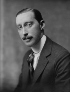 Forsch, S., Mr., portrait photograph, 1916 or 1917. Creator: Arnold Genthe