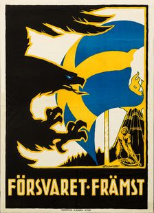 Försvaret Främst (Defense primarily) , 1914. Creator: Widholm, Gunnar (1882-1953)