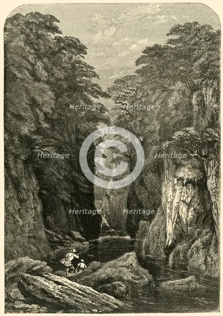 'Fors Nothyn', North Wales, c1850.  Creator: Josiah Wood Whymper.