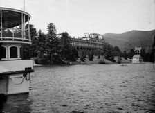 Fort William Henry Hotel, Lake George, between 1880 and 1897. Creator: William H. Jackson