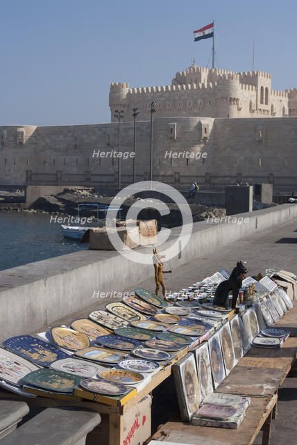 Fort and Harbour, Alexandria, Egypt, 2007. Creator: Ethel Davies.