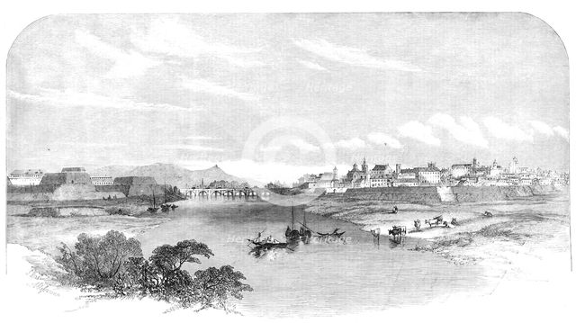 Fort and Town of Alessandria, 1857. Creator: Unknown.