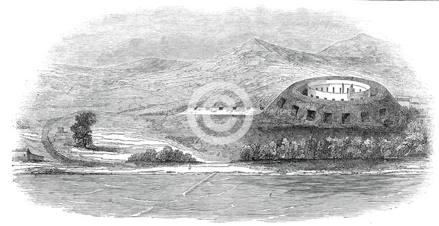 Fort at Tamatave, Madagascar, the scene of the late affray, 1845. Creator: Unknown.