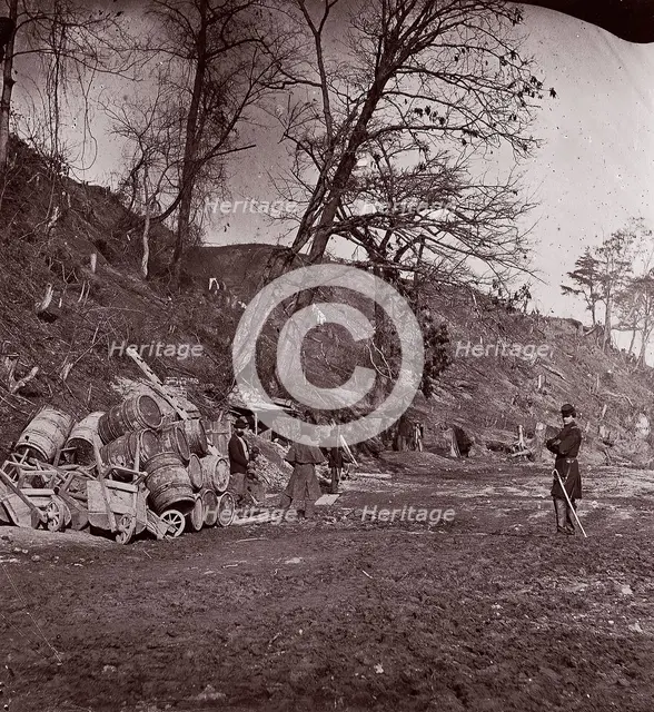 Fort Brady, Virginia, 1861-65. Creator: Andrew Joseph Russell.