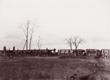 Fort Brady, Virginia, near Dutch Gap, 1865. Creator: William Frank Browne