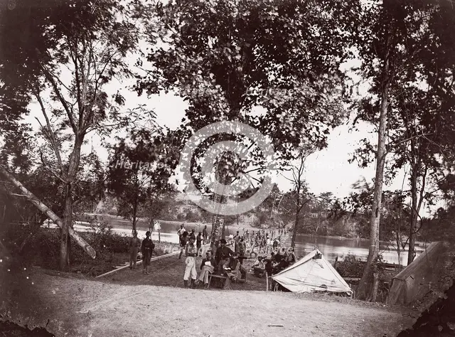Fort Brady, James River, 1864. Creator: Andrew Joseph Russell.