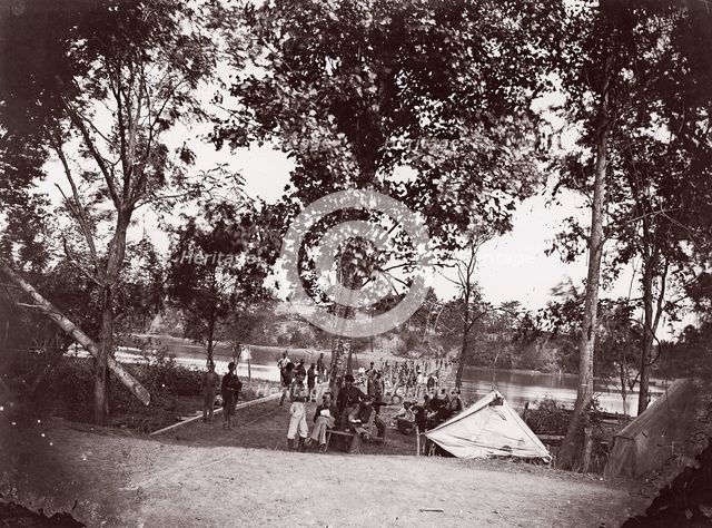 Fort Brady, James River, 1864. Creator: Andrew Joseph Russell.
