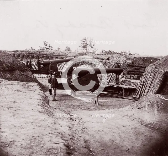 Fort Brady, James River, 1864. Creator: Andrew Joseph Russell.