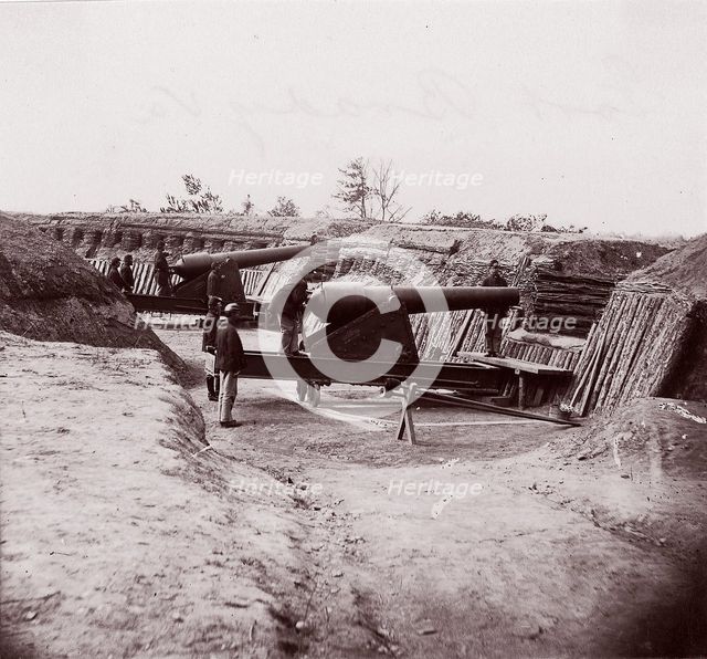 Fort Brady, James River, 1864. Creator: Andrew Joseph Russell.