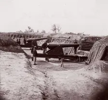 Fort Brady, James River, 1864. Creator: Andrew Joseph Russell