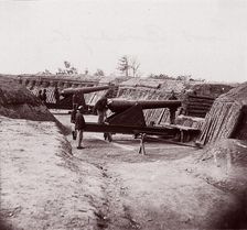 Fort Brady, James River, 1864. Creator: Andrew Joseph Russell