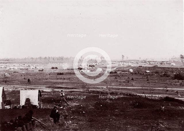 Fort Burnham, front of Petersburg, 1861-65. Creator: Unknown.
