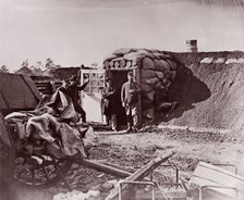 Fort Burnham, front of Petersburg, 1864. Creator: Tim O'Sullivan