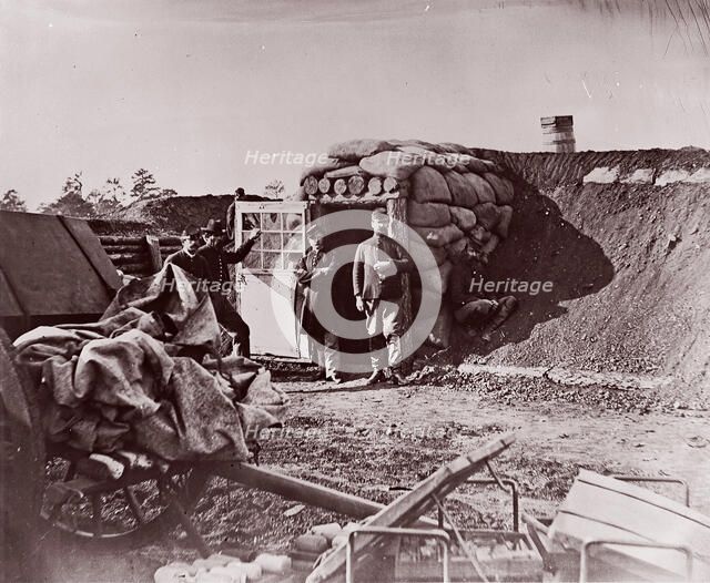 Fort Burnham, front of Petersburg, 1864. Creator: Tim O'Sullivan.