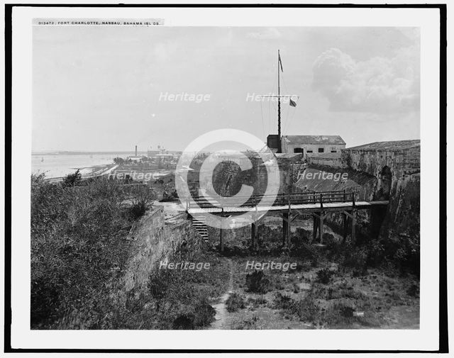 Fort Charlotte, Nassau, Bahama Islds., c1901. Creator: William H. Jackson.