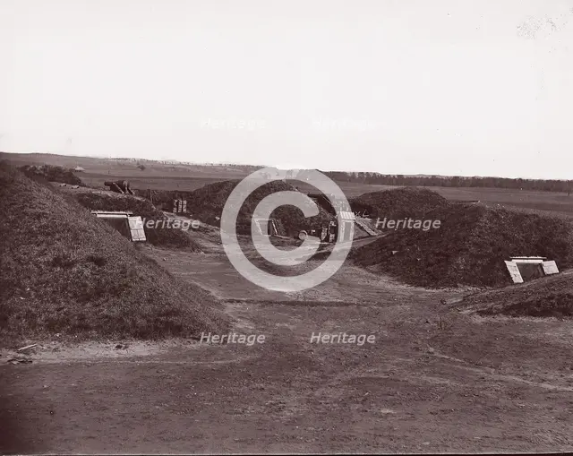 Fort Darling, James River, 1865 (?). Creator: Attributed to William Frank Browne.