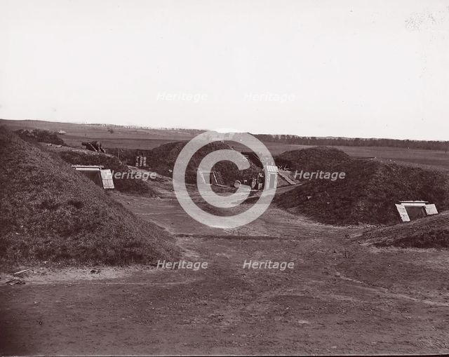 Fort Darling, James River, 1865 (?). Creator: Attributed to William Frank Browne.
