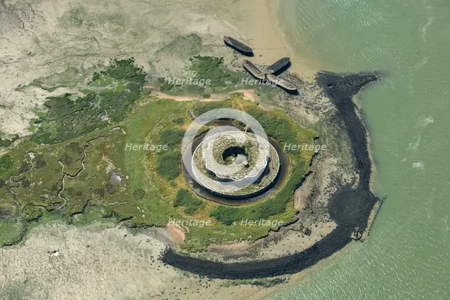 Fort Darnet, part of the defences for the naval dockyard at Chatham, Medway, 2024. Creator: Damian Grady.