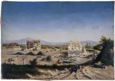 Fort de Vanves, during the war of 1870. Creator: Gaston de Laperriere
