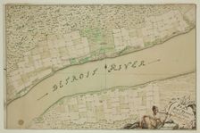 Fort Detroit and Its Environs, between 1763 and 1764. Creator: John Montresor