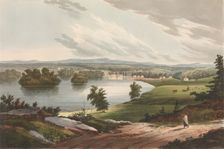 Fort Edward (No. 10 of The Hudson River Portfolio), 1822-23. Creator: John Hill
