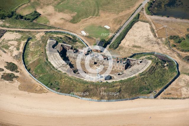 Fort Gilkicker, a semi-circular casemated coastal battery, Gosport, Hampshire, 2018. Creator: Historic England.