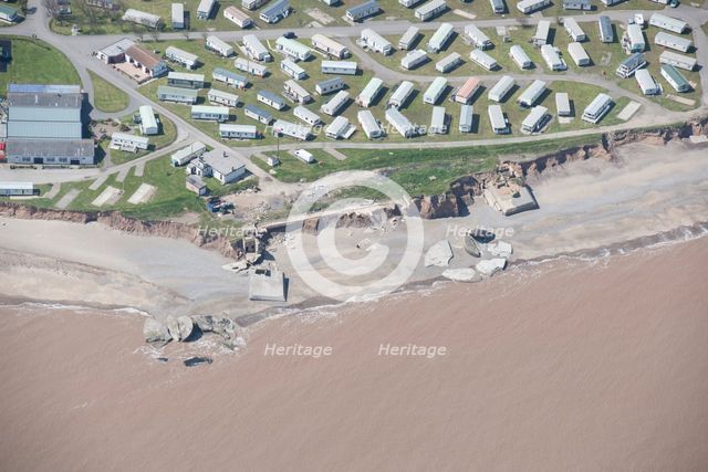 Fort Godwin coastal battery, Kilnsea, East Riding of Yorkshire, 2016. Creator: Dave MacLeod.