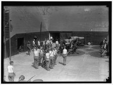 Fort interior, between 1913 and 1917. Creator: Harris & Ewing