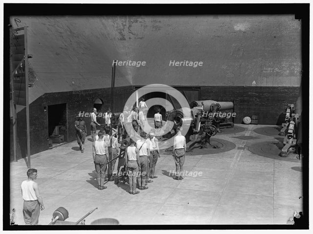 Fort interior, between 1913 and 1917. Creator: Harris & Ewing.