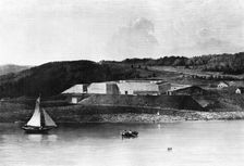 Fort Knox, Maine 1870-1875.Artist: Seth Eastman