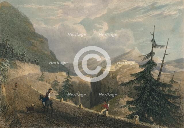 'Fort Lesseillon, near Bramante', 1827. Creator: Thomas Barber.