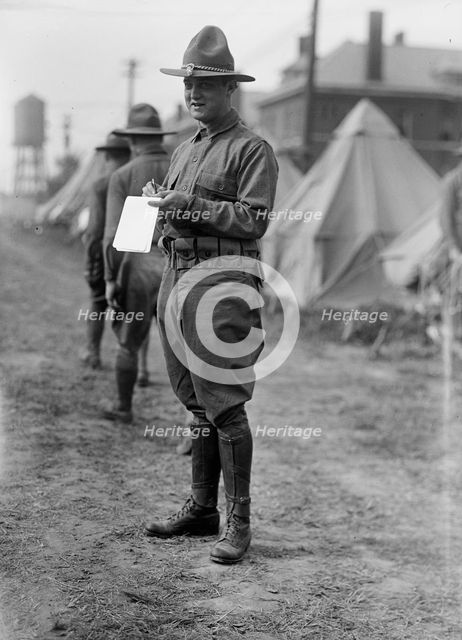 Fort McHenry, C.H. Williams, 1917. Creator: Harris & Ewing.